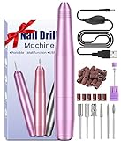 Fresa per Unghie Professionale, BICKON Manicure Elettrico e Pedicure Set con 6 Punte, Sicuro e...