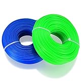 2 Pezzi Filo per Decespugliatore, Filo in Nylon per Tagliabordi Professionale, 1,6 mm x 100 m Fili...