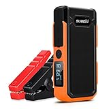 SUAOKI U10 Avviatore Auto 800A Avviatore Emergenza 20,000mAh Jump Starter, Torcia Incorporata con 4...