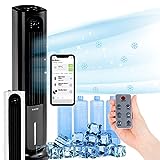 Klarstein Condizionatore Portatile Senza Tubo 85W, 5in1, Umidificatore, Climatizzatore Portatile...