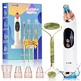 KYZORX Aspiratore Punti Neri con Rullo di Giada Trattamento Professionale Pulizia Viso Punti Neri...