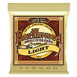 Ernie Ball, Earthwood Light 80/20 Bronze, Corde per chitarra acustica,diametro 11-52