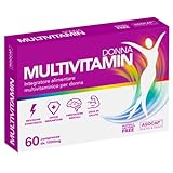 Multivitaminico completo donna. Integratori Stanchezza fisica e mentale contro l'affaticamento....
