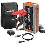 SUAOKI E92 Avviatore di Emergenza 1200A, 15000mAh Avviatore Auto per Motore da 8L Benzina e 6L...