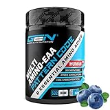 EAA Powder - 532 g - Blue Crystal (Blueberry) - Formula del codice Humand - Tutti gli 8 aminoacidi...