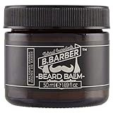 B.BARBER Balsamo Barba Naturale Dermatologicamente Testato, Giallo, 5.5 x 5.5 x 5, 50 Millilitri