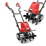 Elettrozappa 1500 W 400 rpm al minimo Profondità di lavoro 220 mm Motozappa da giardino Fresa