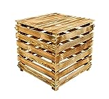 Compostiera in legno con coperchio, 510 l, con pareti apribili, in legno FLAMMT, compostiera...