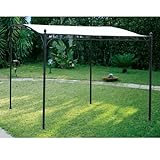 Gazebo in Ferro da Giardino per Esterno cm 3 x 2.5 Ecru'