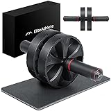 EliteAthlete Ruota Addominali - AB Roller - Perfetto per Fitness Home Gym - AB Wheel incl. tappetino...