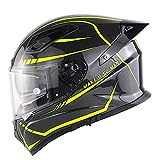 Casco Integrale Da Moto Casco in Fibra Di Carbonio Per Uomo Adulto Casco Da Corsa Da Corsa Con Slot...
