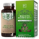 FS Bacopa Monnieri 500 mg per Dose | 120 Brahmi Capsule Vegane | Estratto di Bacopa (10:1)...
