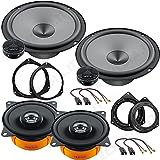 Kit 6 Casse Altoparlanti Hertz compatibile con Fiat Grande Punto Kit Anteriore e Posteriore con...