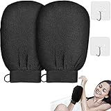 Guanto di Crine Esfoliante - 2 Pezzi - Guanto Scrub Esfoliante Corpo Peli Incarniti - Guanto Scrub...