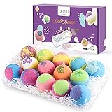 Bombe da Bagno, DUAIU Bombe da Bagno Profumate per Bambini, 14 x Bombe da Bagno Set Regalo con Olio...