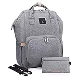 Zaino Mamma Multifunzione neonato Fasciatoio Bambino Impermeabile Borsa Stoffa Oxford Grande...