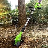 GEJLELDS Motozappa per Orto Elettrozappa Batteria Litio 20V 4000 mAh Zappatrice Zappa a Motore...