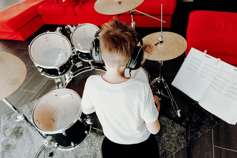 batteria acustica per bambini professionale