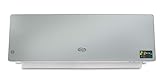 Argo Chic Silver Termoventilatore Ceramico A Parete, 2000 Watt, Con Timer Settimanale, Argento, 61.5...