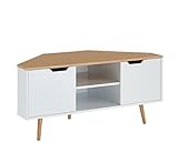 BAÏTA Mobile TV, cloruro di polivinile, Quercia e Bianco, L115cm
