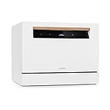 KLARSTEIN Lagoona - Mini Lavastoviglie a Posizionamento Libero, Classe F, Potenza: 1380 Watt, 6...