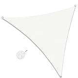 SUNNY GUARD Tenda a Vela Triangolare 3x3x3m Impermeabile,Vela ombreggiante parasole Protezione Raggi...