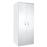 Yellow shop - Mobile a colonna porta lavatrice e asciugatrice con ante PRIME Bianco, Rovere Olmo,...