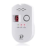 Rilevatore di Gas, GPL/Gas Naturale/Rilevatore Gas di Carbone, Sensore Plug-in Rilevatore di Fughe...