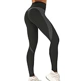 Donna Sportivi Pantaloni,Pantaloni Sauna Dimagranti, Leggings Anticellulite Donna Fitness Push Up,...
