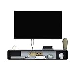 SORVA Mobile TV, Lowboard TV, Mensole sospese, Mensola Porta componenti Mobile TV, Mobile TV a...