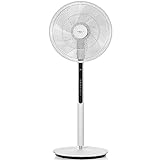 VIOLA Ventilatore a Piantana Silenzioso con Telecomando (25db) 32 Velocità, 9 Pale, Oscillazione...