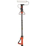 BLACK+DECKER BDPR400-XJ Rullo Pittura Telescopico per Dipingere Testa Girevole, Facile Sistema...