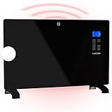 Klarstein Stufa Elettrica Basso Consumo, Stufa Elettrica 2000W, Termoconvettore con Rotelle,...