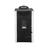 STUFE A PELLET ITALIA - California 8Kw controllo Wi-Fi - Stufa ad Aria Ventilata, Efficienza 91%,...