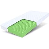 FDM PICCHI Materasso in gommapiuma, 90 x 190 cm, altezza 12 cm, durezza H3 (media durezza), in...
