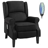 HOMCOM Poltrona Relax Massaggiante Reclinabile con Telecomando e Rivestimento Scamosciato,...