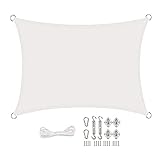 YUANBIAO Vela Ombreggiante 6x7m Tenda a Vela Impermeabile Resistente di Lunga Durata Antistrappo con...