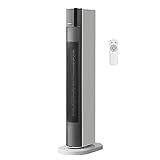 Amazon Basics - Stufetta ECO a torre girevole e portatile a 2 velocità, 3 impostazioni di...