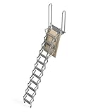 Mister Step UP scala retrattile per soppalco, botola in legno multistrato 70x100 cm. (H 250 cm.)