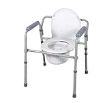 Sedia comoda multifunzione 4 in 1 Pieghevole - Rialzo wc e sedile per doccia