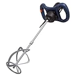 FERM Miscelatore cemento e malta 1400W - Velocità variabile - Soft start. Cavo in gomma da 3 m