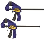 IRWIN T5462EL7, morsetto a vite di Quick-Grip Irwin, lunghezza 150 mm (6 ') - confezione da 2 pezzi