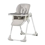 Kinderkraft Seggiolone Pappa YUMMY, Regolabile, Pieghevole, Ripiano Smontabile, per Bambini da 6...