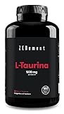Taurina 1000 mg per dose, 180 Capsule Vegan | Integratori Sport Pre Workout Post Workout | Alto...