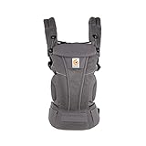 Marsupio Ergobaby Omni Breeze per neonati, 4 posizioni SoftFlex Mesh marsupio anteriore ergonomico...