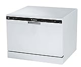 Candy CDCP 6 Mini Lavastoviglie da Tavolo, 6 Coperti, Libera Installazione, 55x50xx43.8 cm, Bianco,...