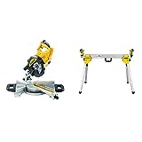 DEWALT DWS774-QS Troncatrice Radiale 1400W + Sistema Tracciatura XPS & DE7033-XJ Cavalletto di...