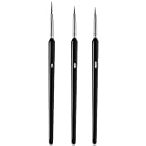 Pennelli per Unghie, 3pc Pennello per Nail Art Per Disegnare Linee Fini Attrezzo, Setole nelle...