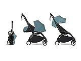 Babyzen YOYO² - Passeggino completo 0+ e 6+ telaio nero e acqua