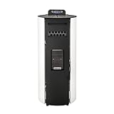 STUFE A PELLET ITALIA - Boston 14Kw Wi-Fi - Stufa ad Aria Ventilata, Efficienza 89%, Scalda 130m²,...